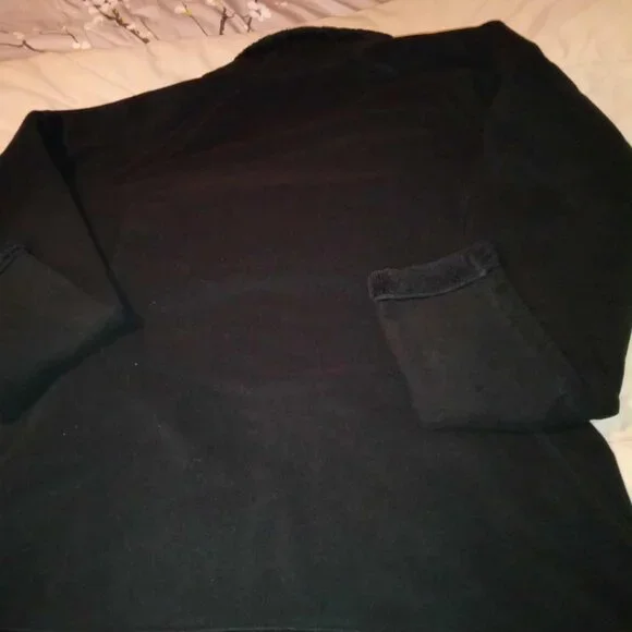 the north face jacket/coat lined Large black - Picture 2 of 3
